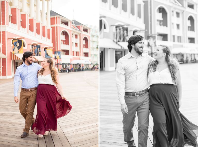 Disney's Boardwalk Engagement Photos