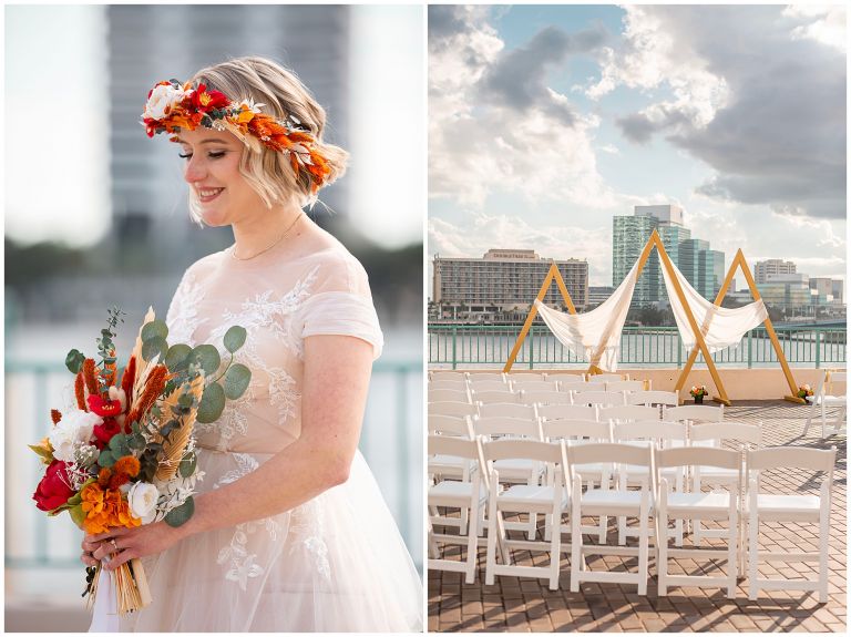 Ceremony details on waterfront at HYATT REGENCY Jacksonville